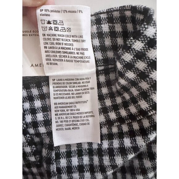 American Eagle Skinny Kick Crop Pants Size 12 Long Super High Rise Super Stretch - Picture 6 of 11